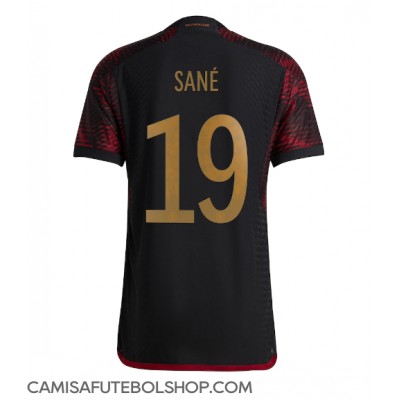 Camisa de time de futebol Alemanha Leroy Sane #19 Replicas 2º Equipamento Mundo 2022 Manga Curta